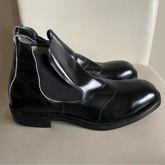 Vintage Biltrite Leather Steel Toe Military Ankle Chelsea Work Safety Boots - Picture 4 of 7